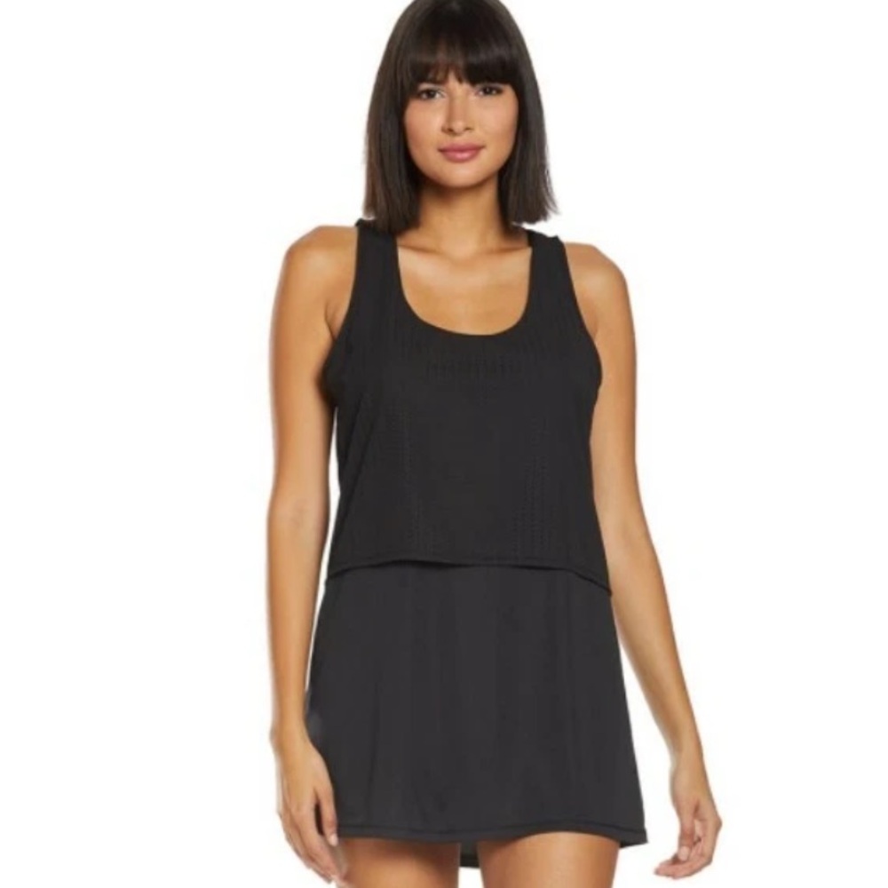 Black Sleeveless Sports Dress